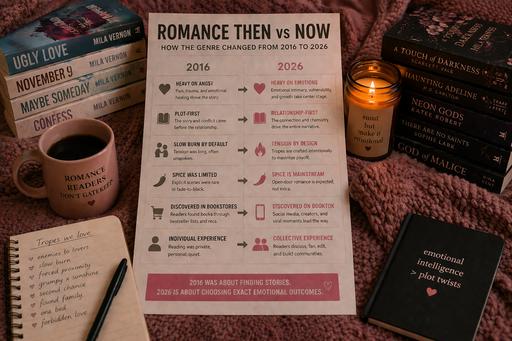 Romance Then and Now: What Changed Between 2016 and 2026 — and Why Readers Wanted It