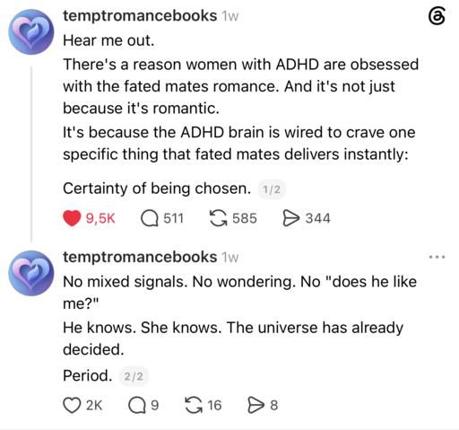 Why Romance Tropes Feel So Good to the ADHD Brain